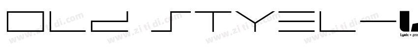 old styel字体转换